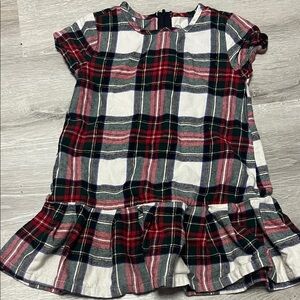 Wonder Nation Plaid Dress - Red, White, Black